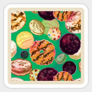 COOKIES mints chocolate chip coconut shortbread Sticker